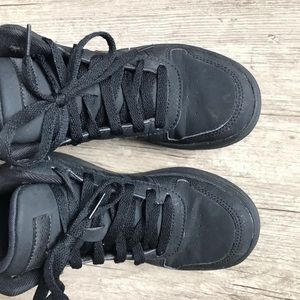 Kids Adidas High Top Sneakers- Black